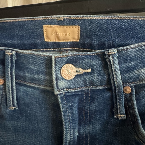 Mother The Double Insider Heel Jeans size 25 in Opposites Attract - Picture 7 of 8